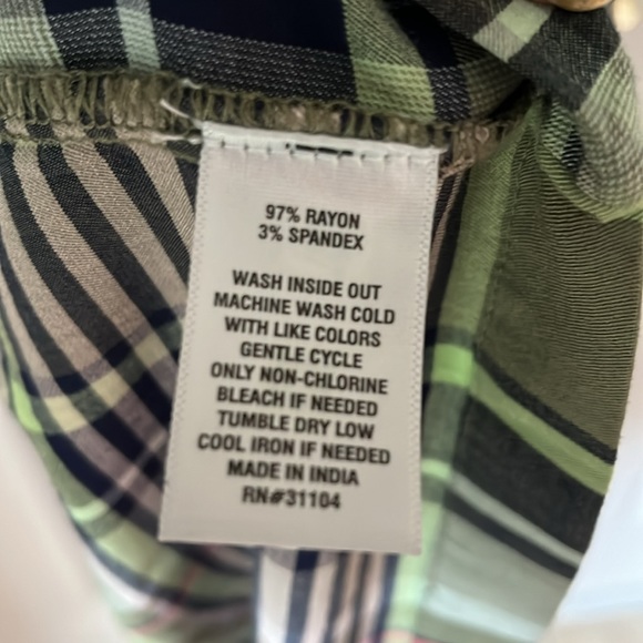 Crown and ivy green plaid dress - Picture 5 of 5